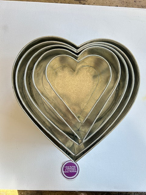 Heart shaped pans (5 Piece)