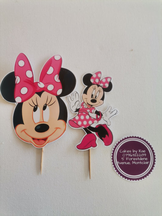Character cardstock toppers